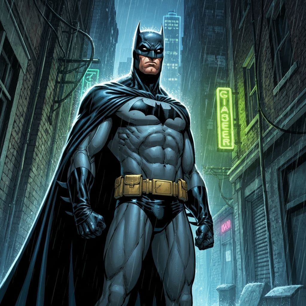 Batman Comic Art